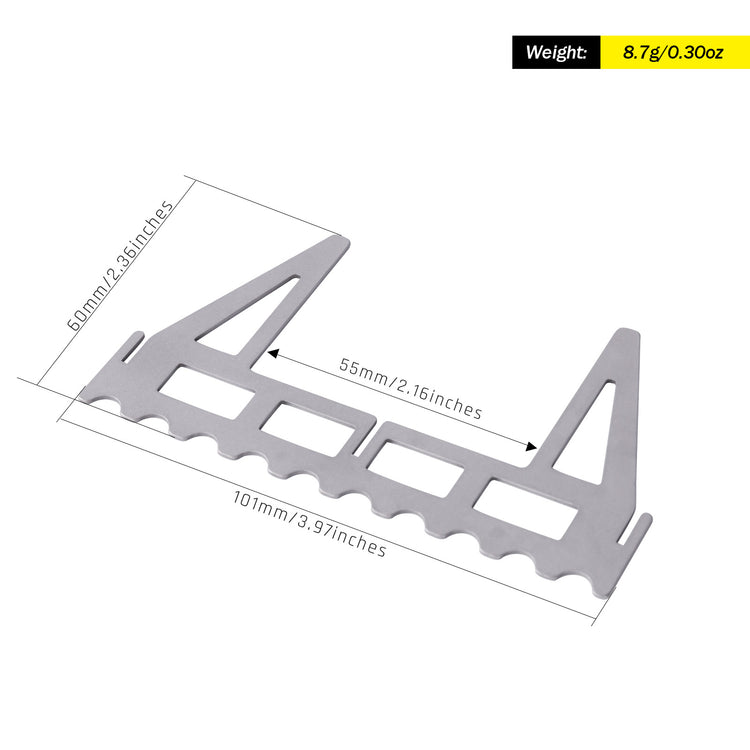 
                  
                    SilverAnt Outdoors Enhanced Ultralight Titanium Cross Stand
                  
                
