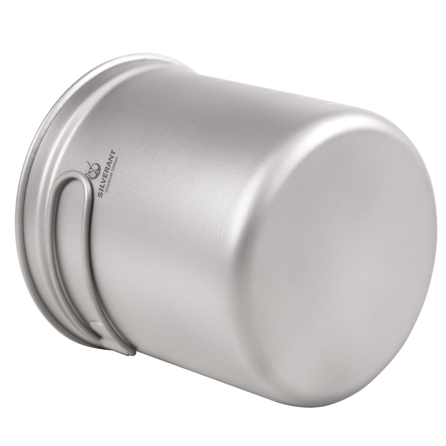 SilverAnt Outdoors Titanium Camping Pot 1000ml/35 fl oz