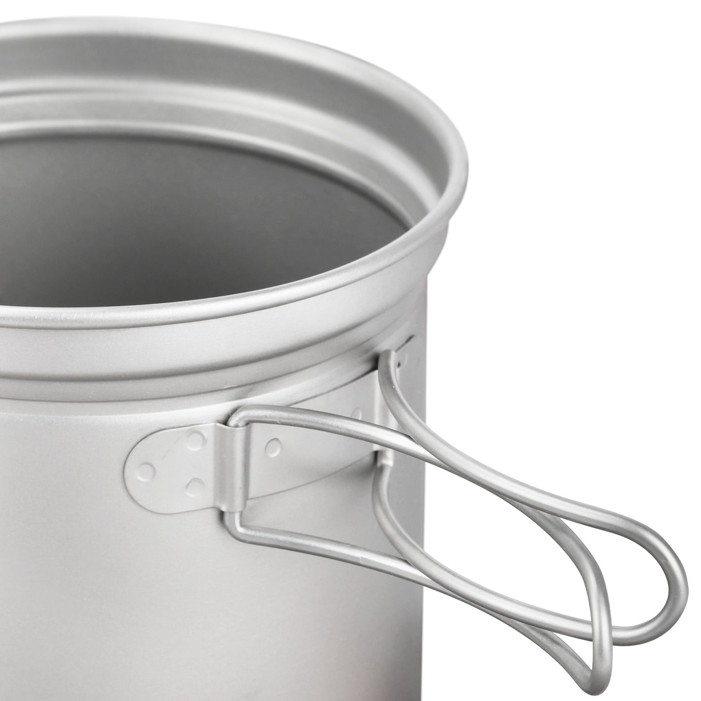 SilverAnt Outdoors Titanium Camping Pot 1000ml/35 fl oz