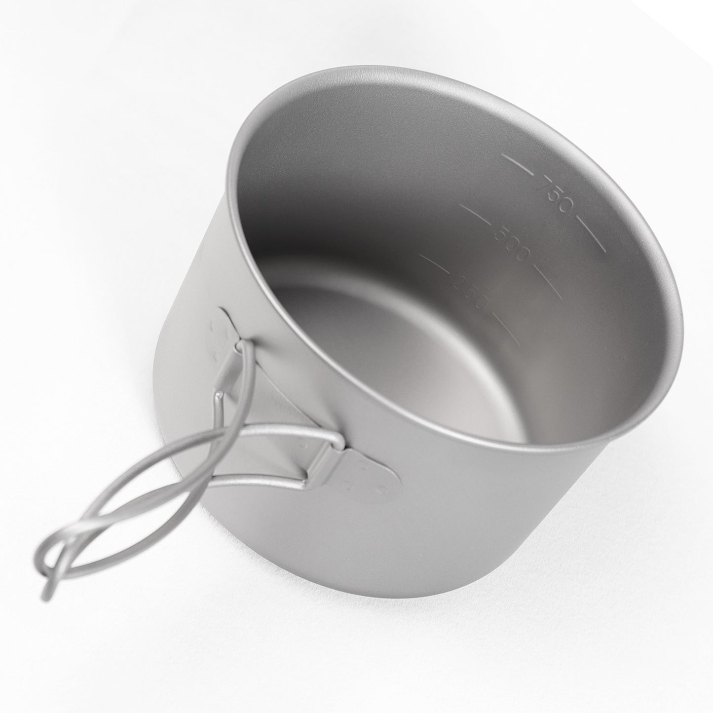 SilverAnt Outdoors Titanium Camping Pot 750ml/26.3 fl oz