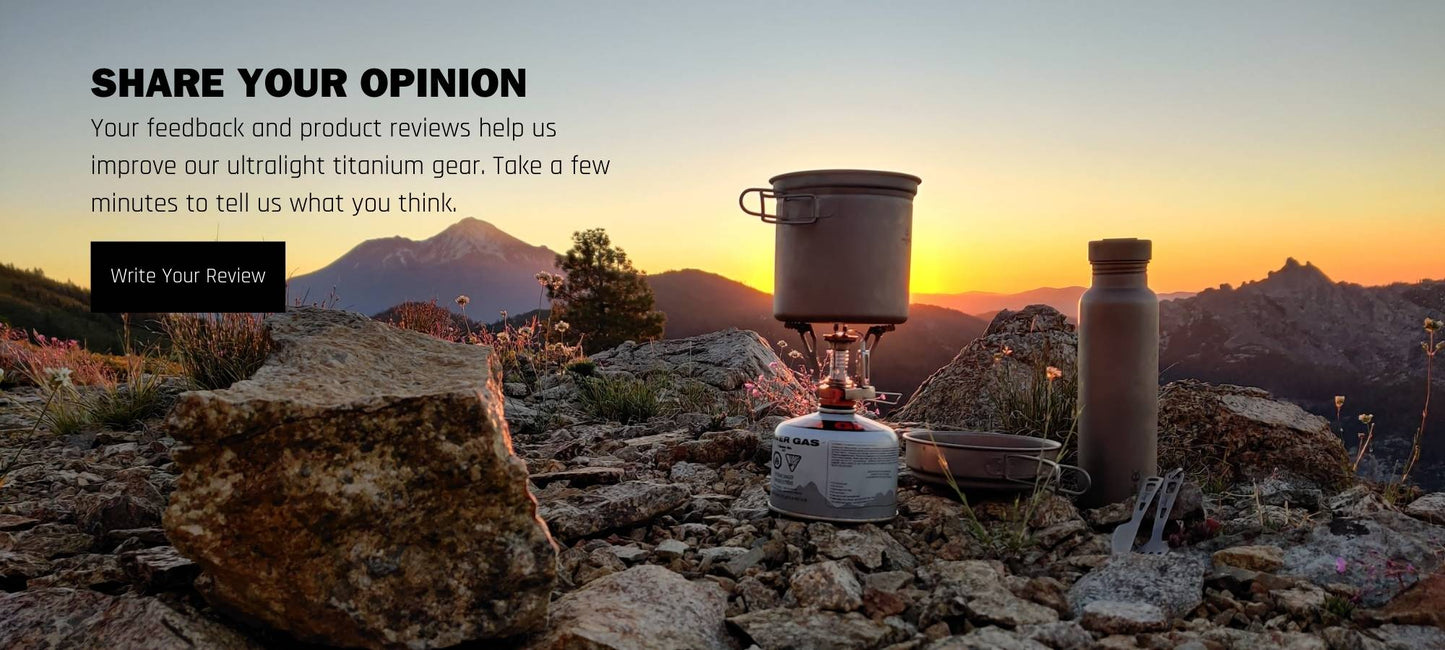 SilverAnt Review Request Camp Stove Cooking With Sunset On The Horizon