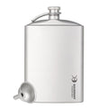 Titanium Hip Flask and Funnel 248ml/8.73 fl oz