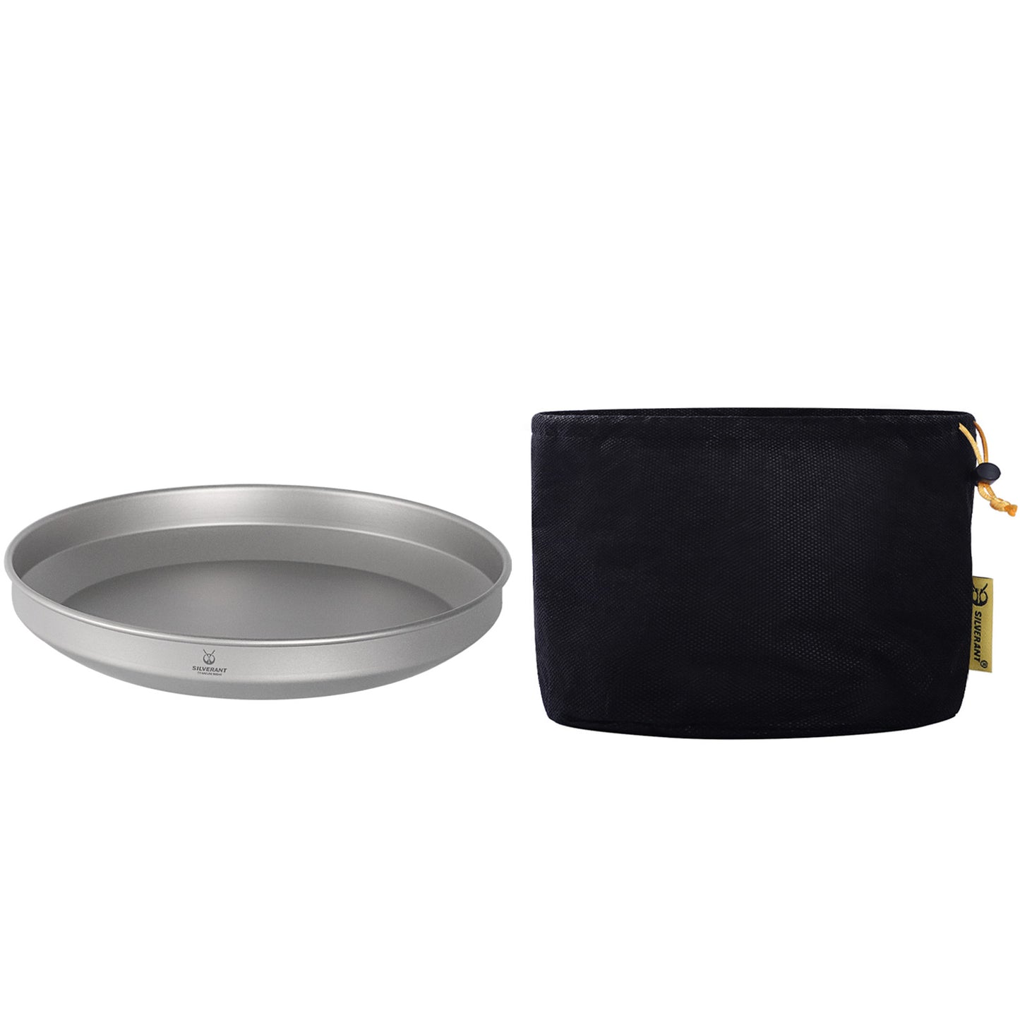 SilverAnt Titanium Camping Plates -  900ml/30.43 fl oz & 1200ml/40.57 fl oz - 900ml/30.43 fl oz