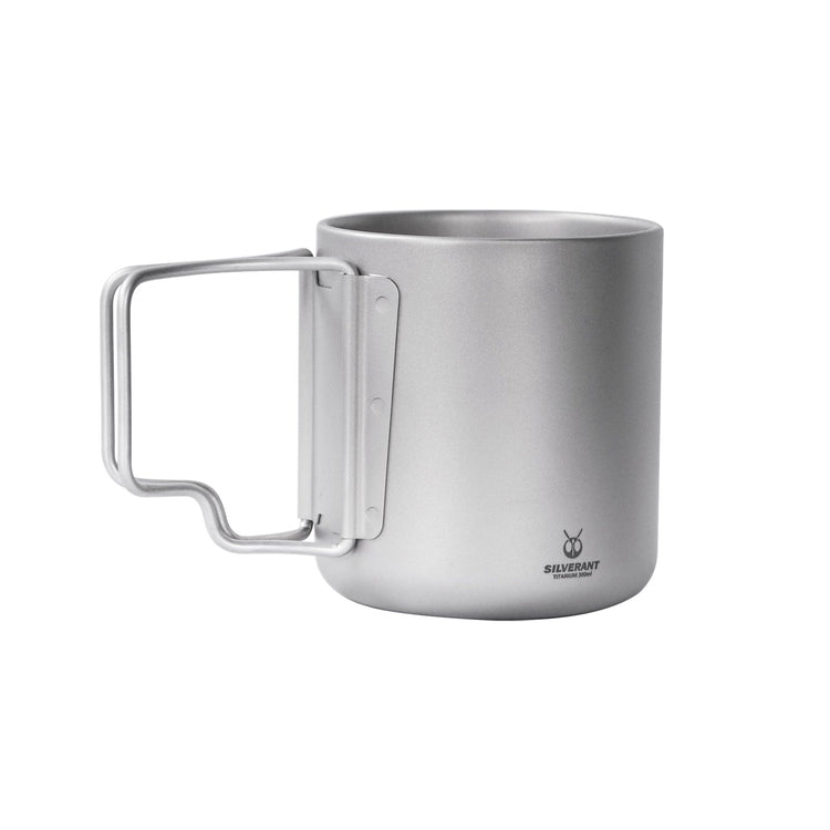 
                  
                    SilverAnt Titanium Double Wall Mug 300ml/10.14fl oz Folding Handles - Main image
                  
                