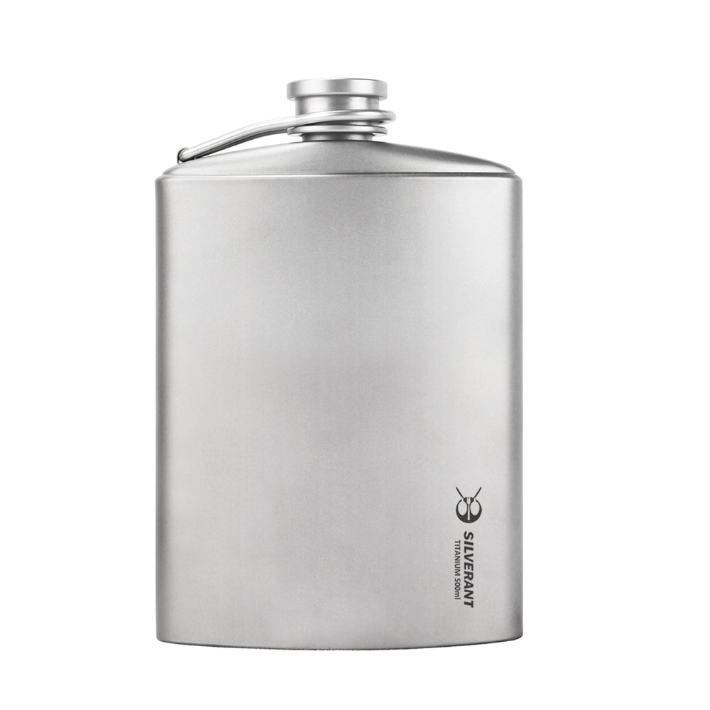
                  
                    SilverAnt Titanium Hip Flask 500ml/17.59 fl oz & Shot Glasses - hip flask
                  
                