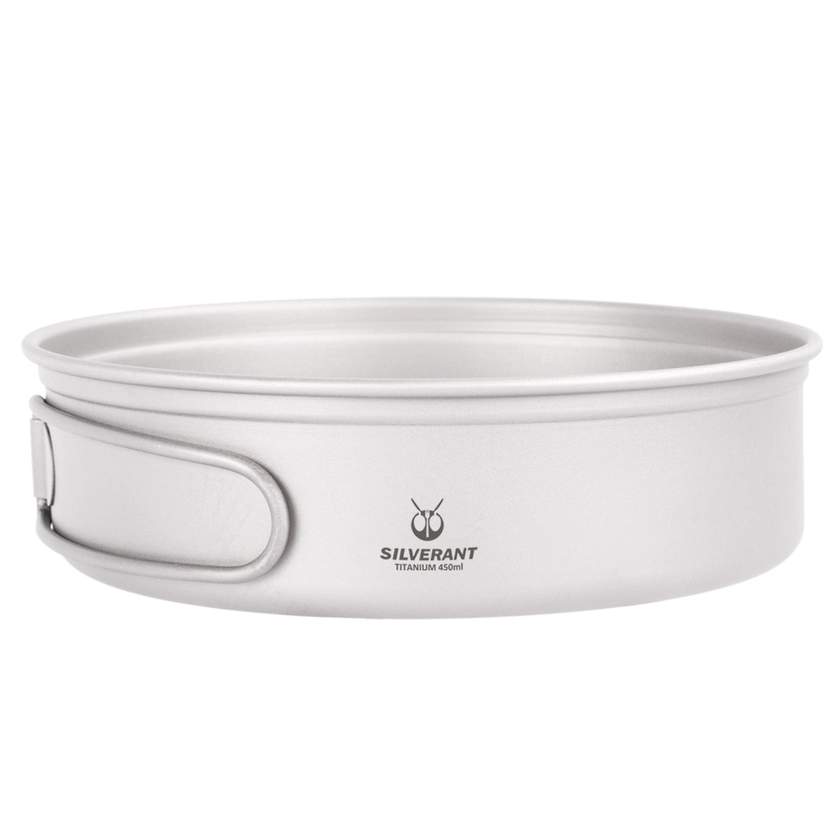 SilverAnt Ultralight 2-Piece Titanium Cookware Set - Titanium Frying Pan