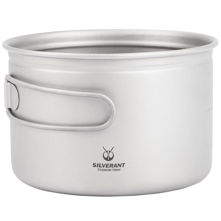 
                  
                    SilverAnt Ultralight 3-Piece Titanium Camping Cookware Set - Camping Pot 750ml/26.3 fl oz
                  
                