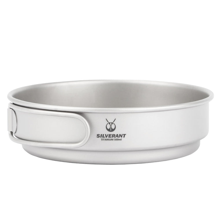 
                  
                    SilverAnt Ultralight 3-Piece Titanium Camping Cookware Set - Frying Pan 500ml/17.5 fl oz
                  
                