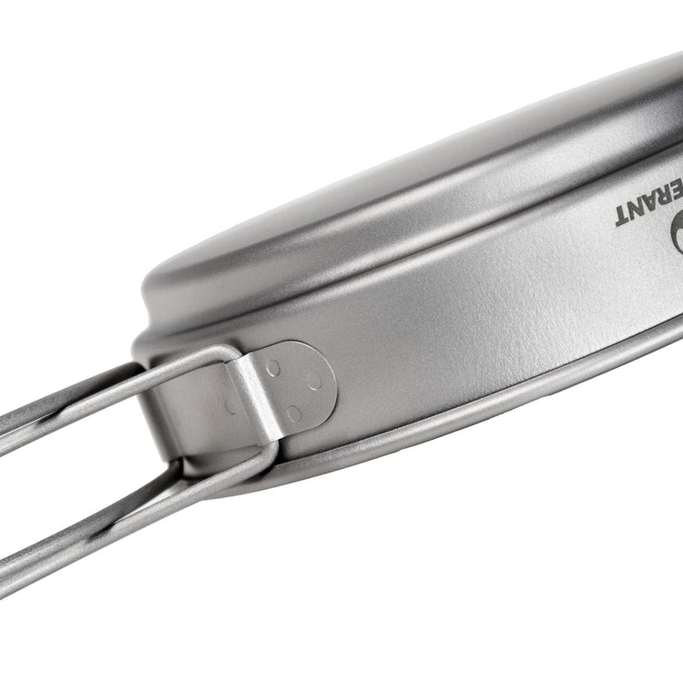 
                  
                    SilverAnt Outdoors Titanium Frying Pan 500ml/17.5 fl oz (Close-up of Sandblasted Finish)
                  
                