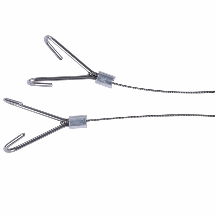 
                  
                    SilverAnt Ultralight Extra Large 2-Piece Titanium Camping Cookware Set With Hanger -  Close-up of hooks for hanging
                  
                