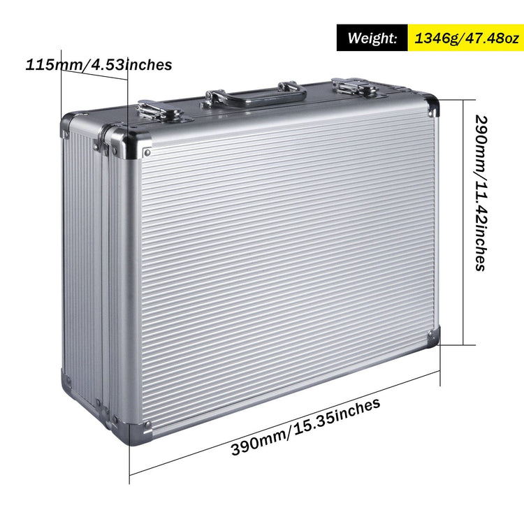 
                  
                    SilverAnt Ultralight Large Crystallized Titanium Travel Tea Set - Case (weight and dimensions)
                  
                