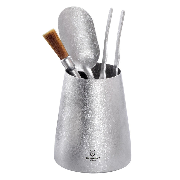 
                  
                    SilverAnt Ultralight Large Crystallized Titanium Travel Tea Set - Tea Set Bucket
                  
                