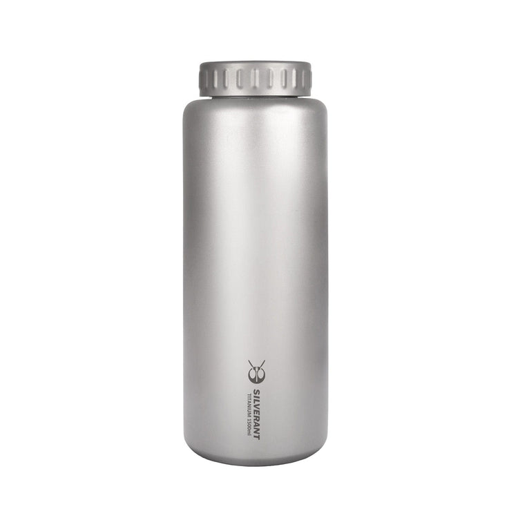SilverAnt Ultralight Large Titanium Water Bottle (Wide Mouth) - 1500ml/52.8 fl oz (Main image)