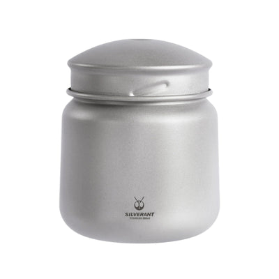 SilverAnt Ultralight Leakproof Titanium Container 280ml / 9.47 fl oz Sandblasted  (main image)