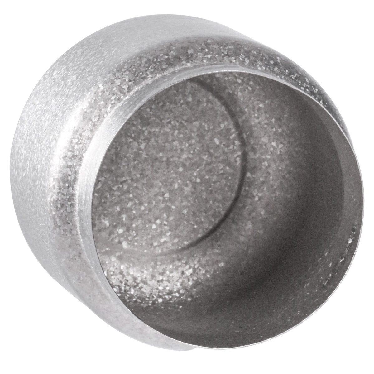 SilverAnt Ultralight Leakproof Titanium Container 280ml / 9.47 fl oz Crystallized - top view angle, showing the inside of the container