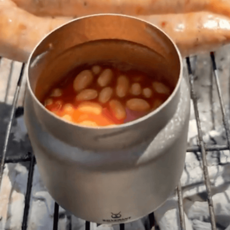 
                  
                    SilverAnt Ultralight Leakproof Titanium Container 280ml / 9.47 fl oz Sandblasted (actual product photo, used to contain beans)
                  
                