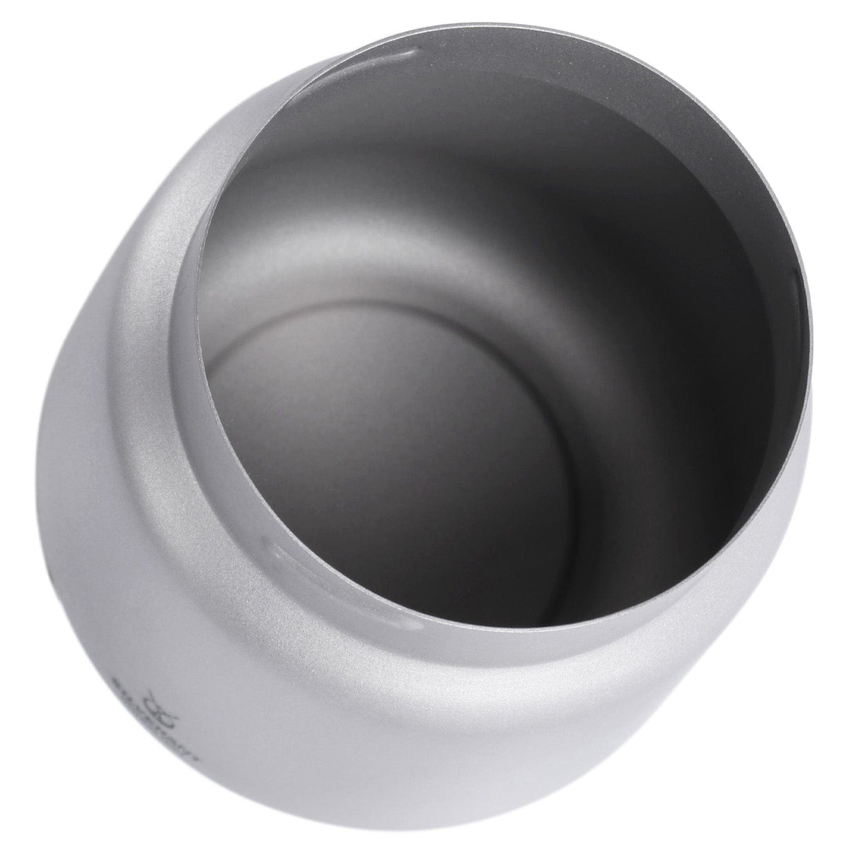 SilverAnt Ultralight Leakproof Titanium Container 280ml / 9.47 fl oz Sandblasted (top angle view)