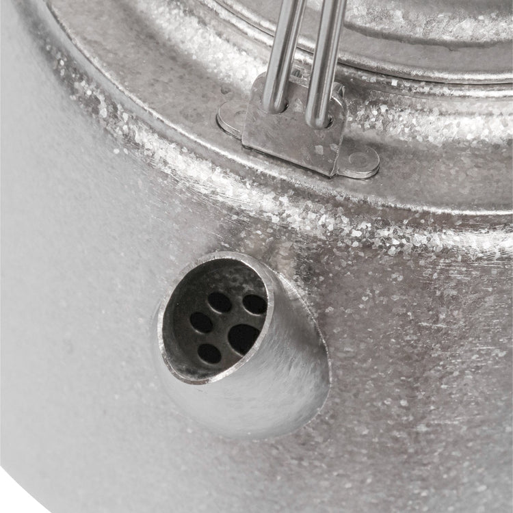 
                  
                    SilverAnt Ultralight Titanium Bushcraft Kettle Crystallized Finish - filter close-up, crystallized finish
                  
                