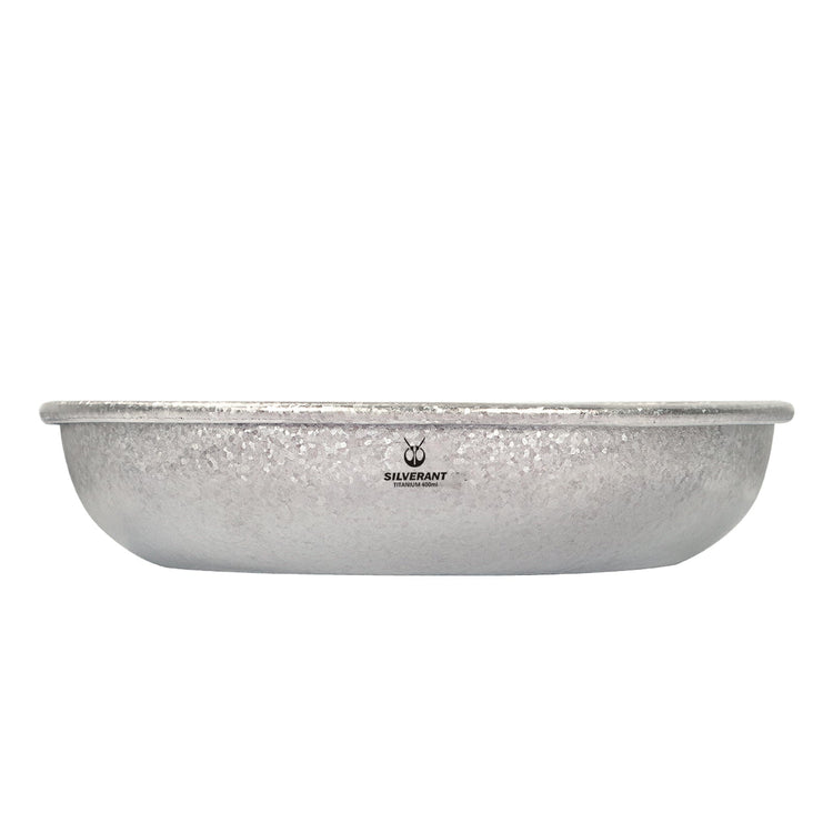 SilverAnt Ultralight Titanium Camping Plate with a Crystallized Finish 400ml/13.53 fl oz - main image