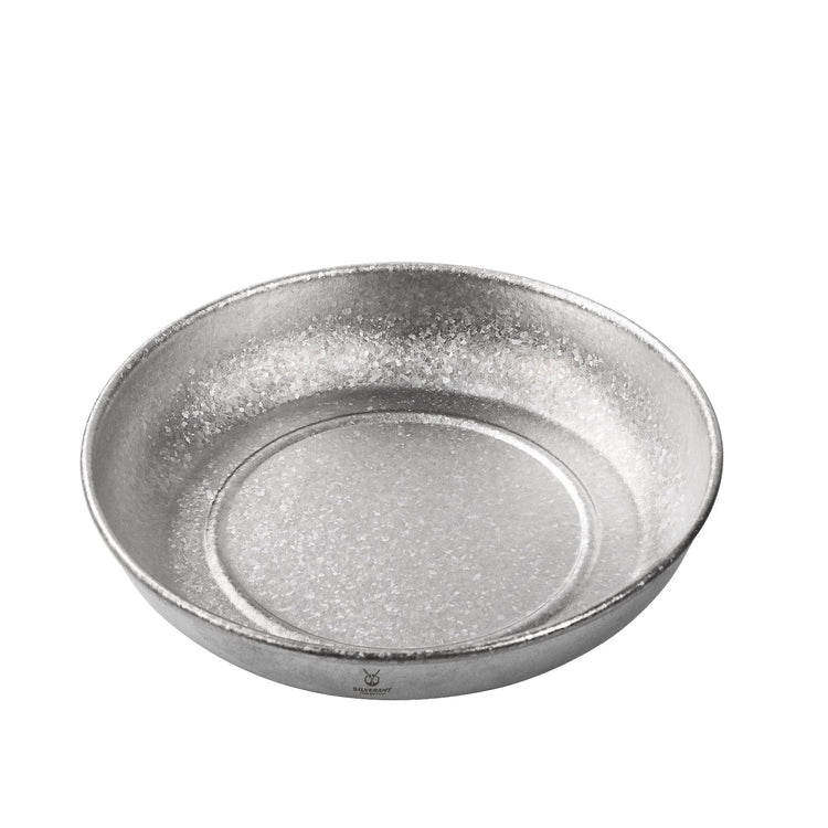 
                  
                    SilverAnt Ultralight itanium Camping Plate with a Crystallized Finish 400ml/13.53 fl oz - inside, angled front view
                  
                