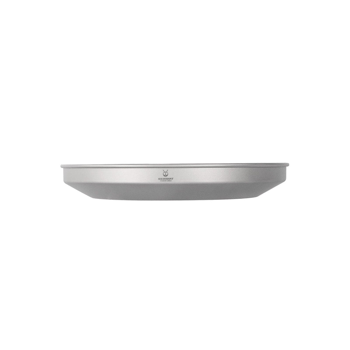 SilverAnt Ultralight Titanium Camping Plates - 1200ml/40.57 fl oz plate on white background
