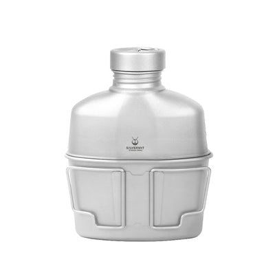 SilverAnt Ultralight Titanium Canteen Military Mess Kit - Main image