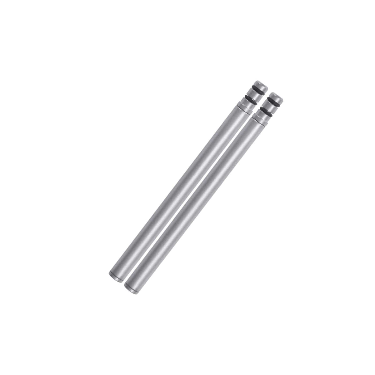 SilverAnt Ultralight Titanium Collapsible Folding Travel Chopsticks - folded position