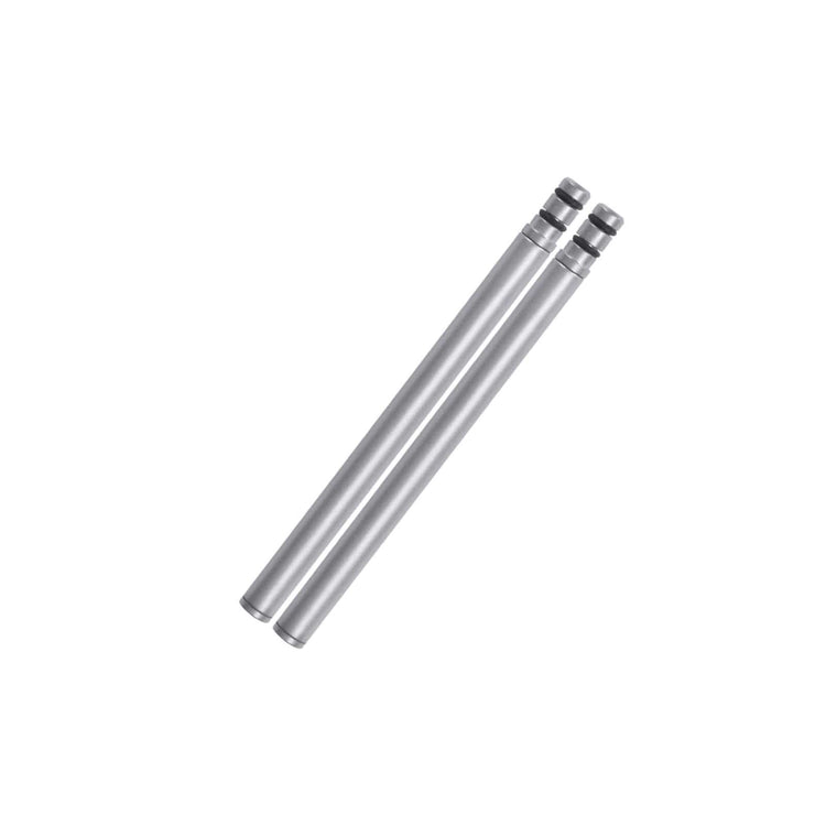 SilverAnt Ultralight Titanium Collapsible Folding Travel Chopsticks - folded position