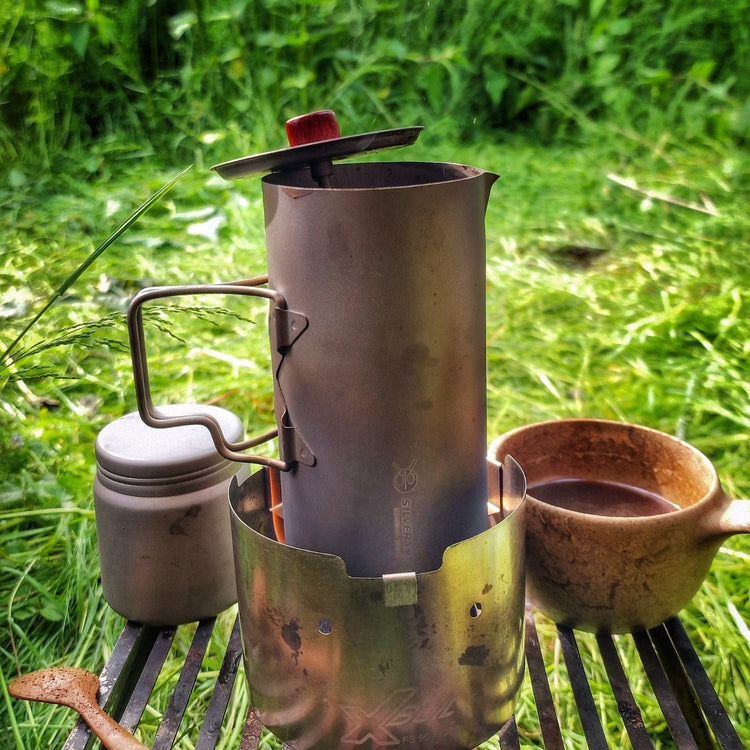 
                  
                    SilverAnt Ultralight Titanium Container Sandblasted - actual product photo, real life use, lifestyle image
                  
                