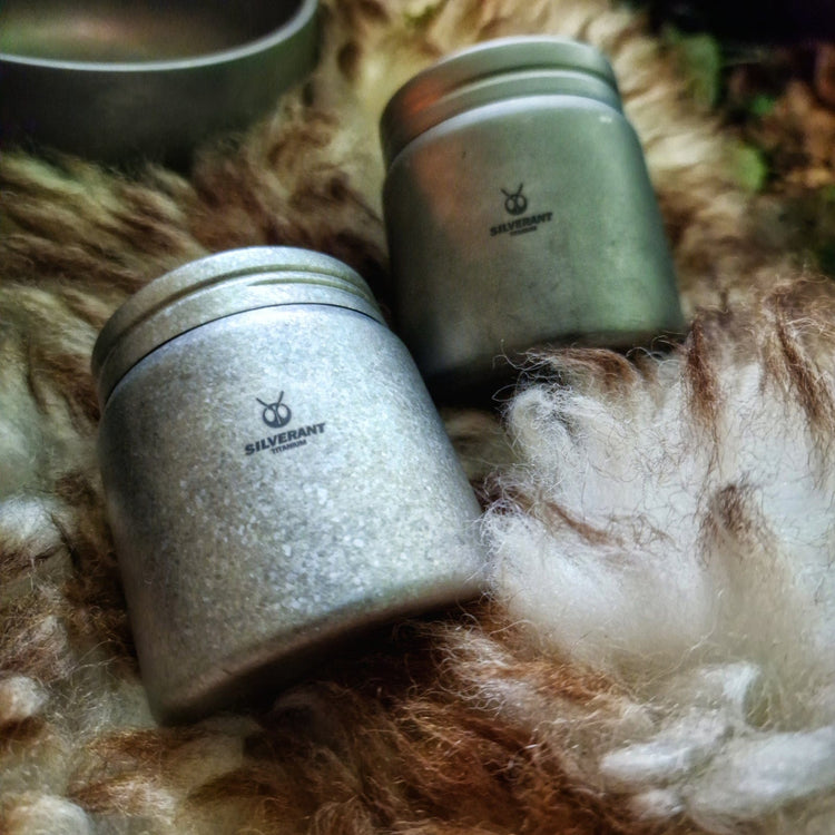 
                  
                    SilverAnt Ultralight Titanium Container Crystallized - actual product photo, creative shot, real life setting
                  
                