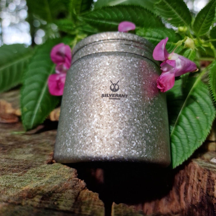 
                  
                    SilverAnt Ultralight Titanium Container Crystallized (actual product photo, lifestyle shot)
                  
                
