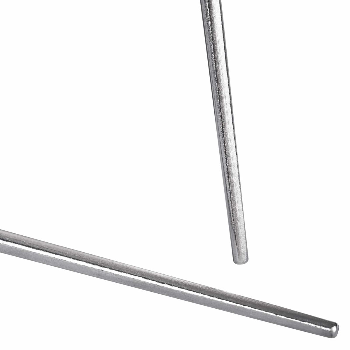 SilverAnt Ultralight Titanium Crystallized Chopsticks - close-up photo of bottom end