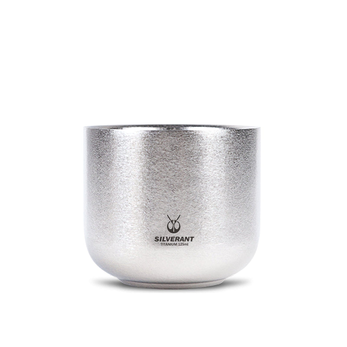 SilerAnt Outdoors Titanium Tea Cup Double Wall 125ml/4.22 fl oz Crystallized Finish - Main image