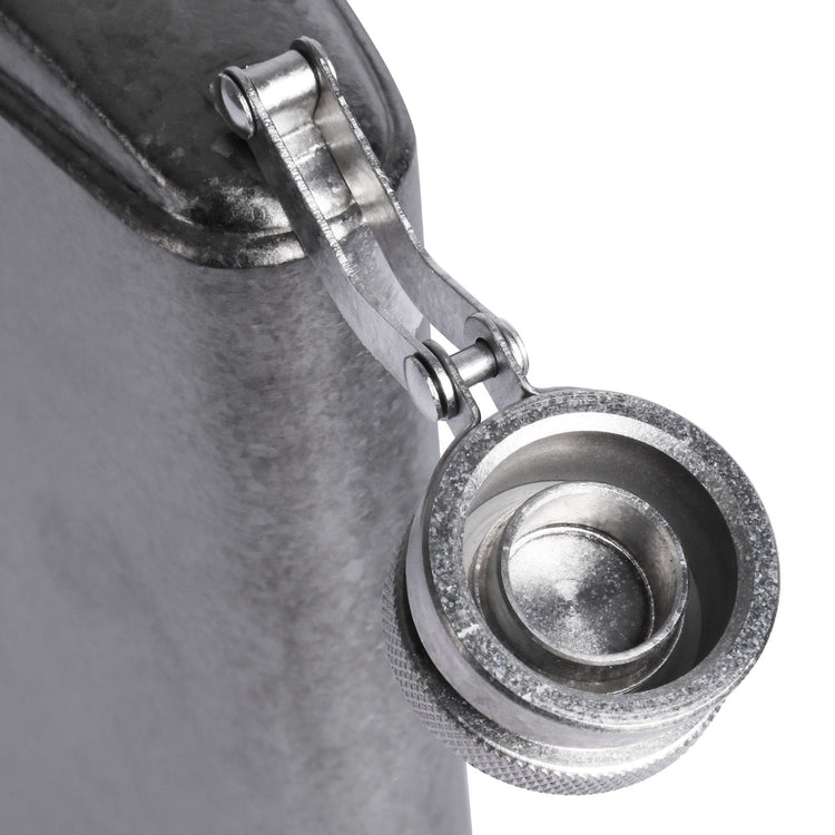 
                  
                    SilverAnt Ultralight Titanium Hip Flask & Funnel - close-up of hip flask lid
                  
                