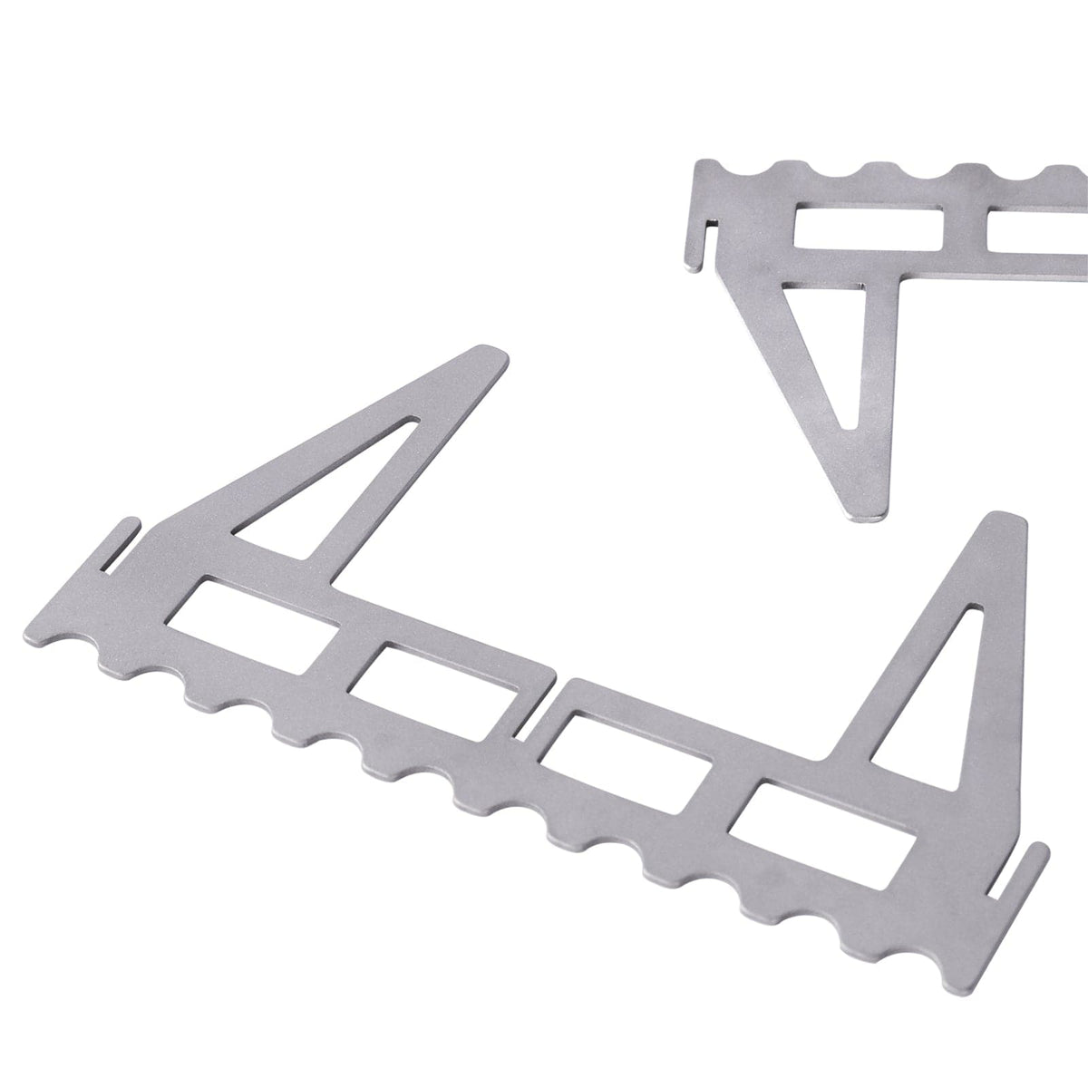 SilverAnt Ultralight Titanium Multi-Fuel Alcohol Stove Kit - Close-up of cross bar details