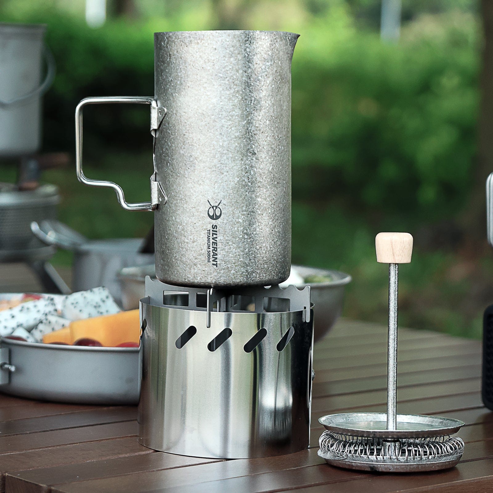 Ultralight Titanium Multi-Fuel Alcohol Stove | SilverAnt Outdoors
