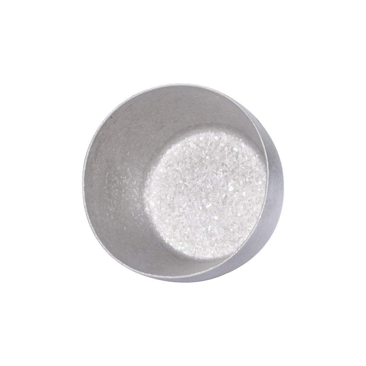 SilverAnt Ultralight Titanium Shot Glass Crystallized - top angle view