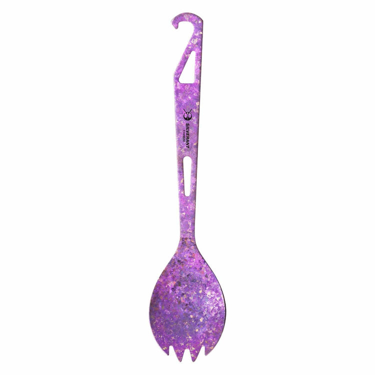 
                  
                    SilverAnt Ultralight Titanium Spork with Bottle Opener Anodized Purple - Main image
                  
                