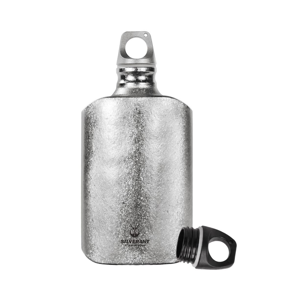 SilverAnt Ultralight Titanium Water Bottle 600ml/21 fl oz Slim - Crystallized main image
