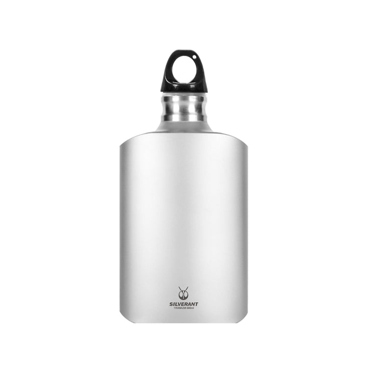 
                  
                    SilverAnt Ultralight Titanium Water Bottle 600ml/21 fl oz Slim - Sandblasted with black plastic cap/lid
                  
                