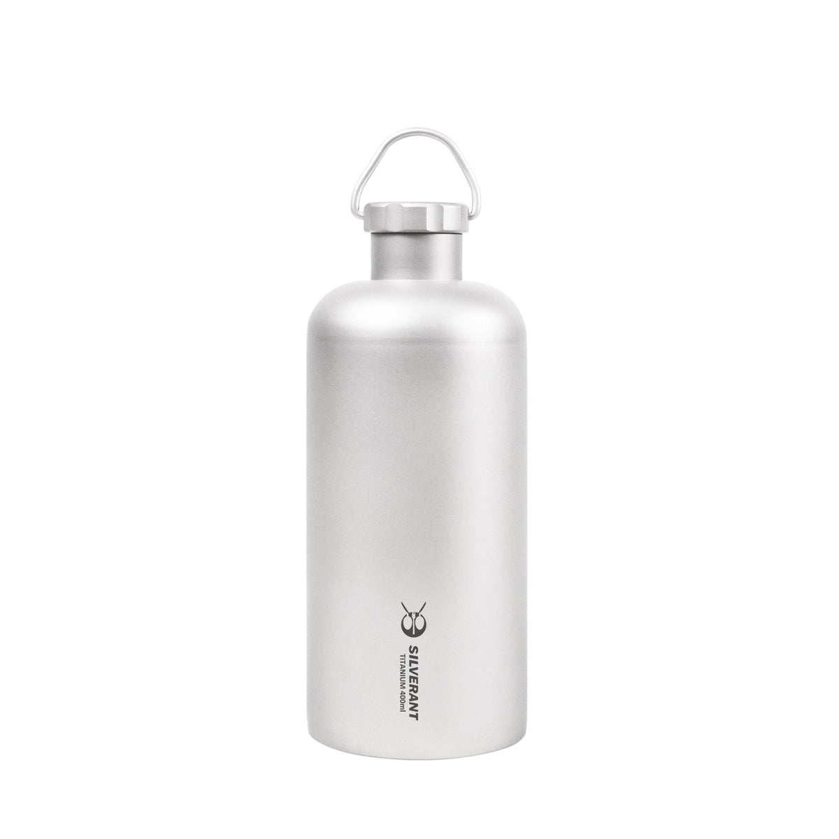 SilverAnt Ultralight Titanium Water Bottle Narrow Mouth Design - 400ml / 14 fl oz main image