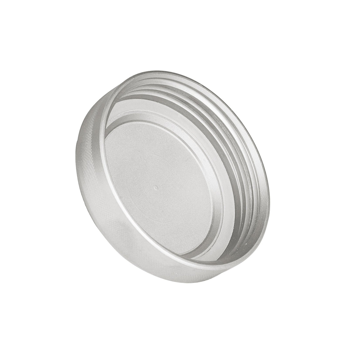 SilverAnt Ultralight Titanium Water Bottle Wide Mouth Screw Top - 600ml/21.1 fl oz  (close-up of lid/cap bottom, showing silicon waterproof seal)