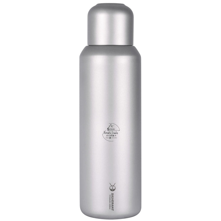 
                  
                    SilverAnt X 5Athlon Nomads Trails Collaboration - Large Titanium Water Bottle with Cup - Main image
                  
                