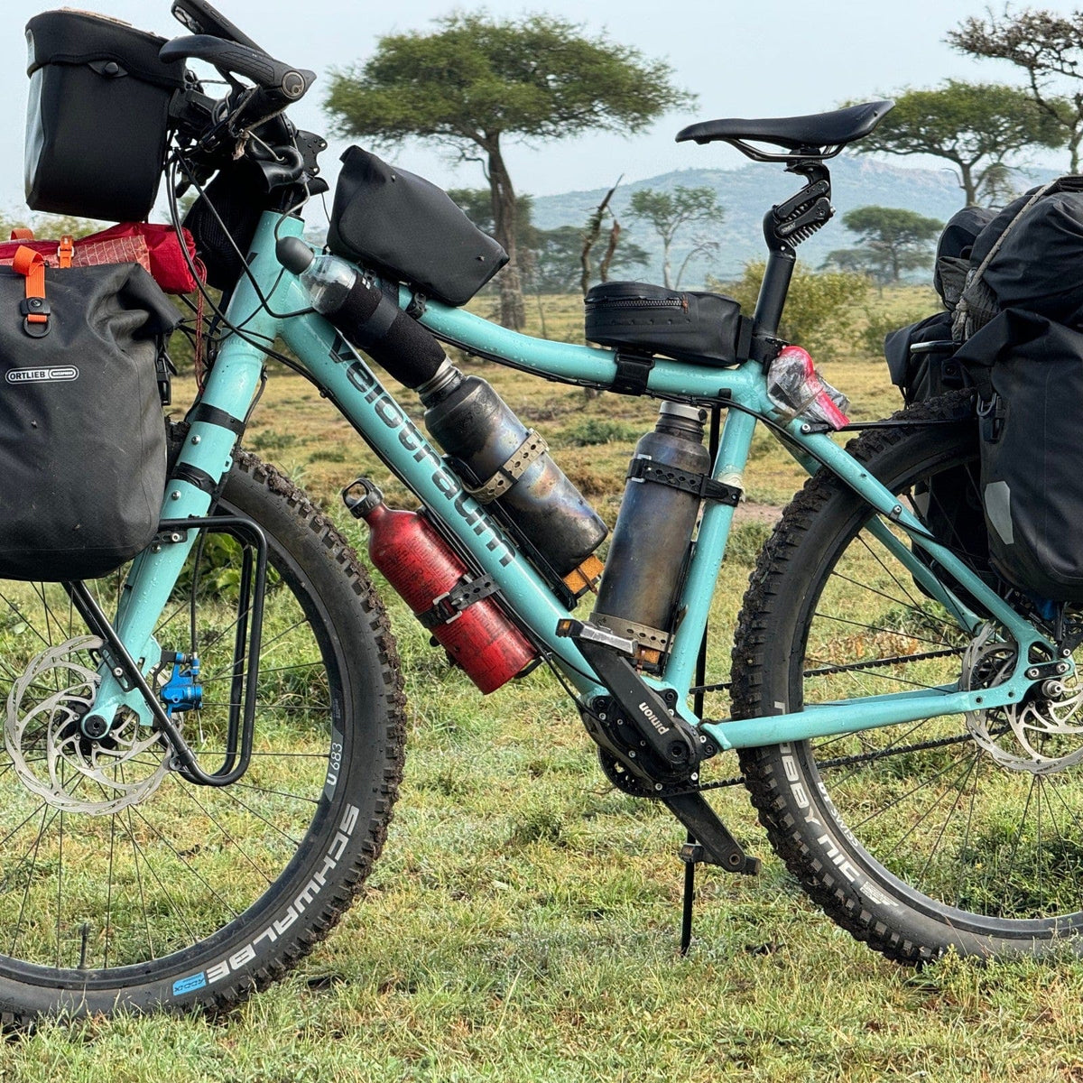 SilverAnt X 5Athlon Nomads Trails Collaboration - Their bikepacking set-up with SilverAnt water bottles