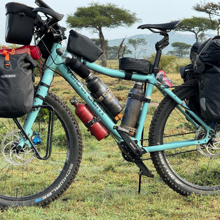 
                  
                    SilverAnt X 5Athlon Nomads Trails Collaboration - Their bikepacking set-up with SilverAnt water bottles
                  
                