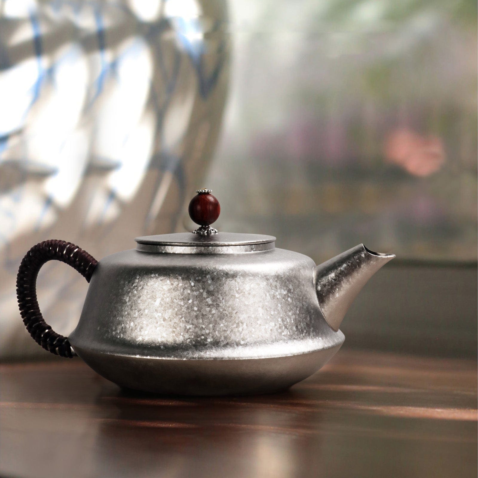 Large Crystallized Titanium Travel Tea Set | SilverAnt Outdoors
