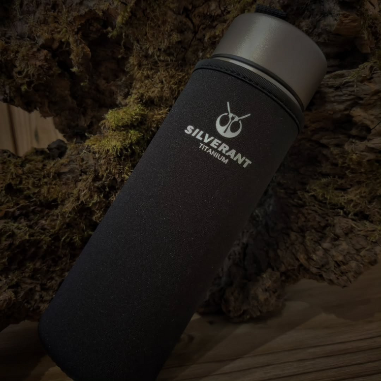 
                  
                    SilverAnt Titanium Double-Wall Insulated Thermos Flask 400ml/14fl oz with a Sandblasted Finish
                  
                