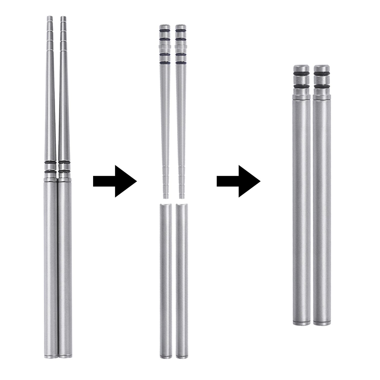 
                  
                    Ultralight Titanium Collapsible Folding Travel Chopsticks
                  
                