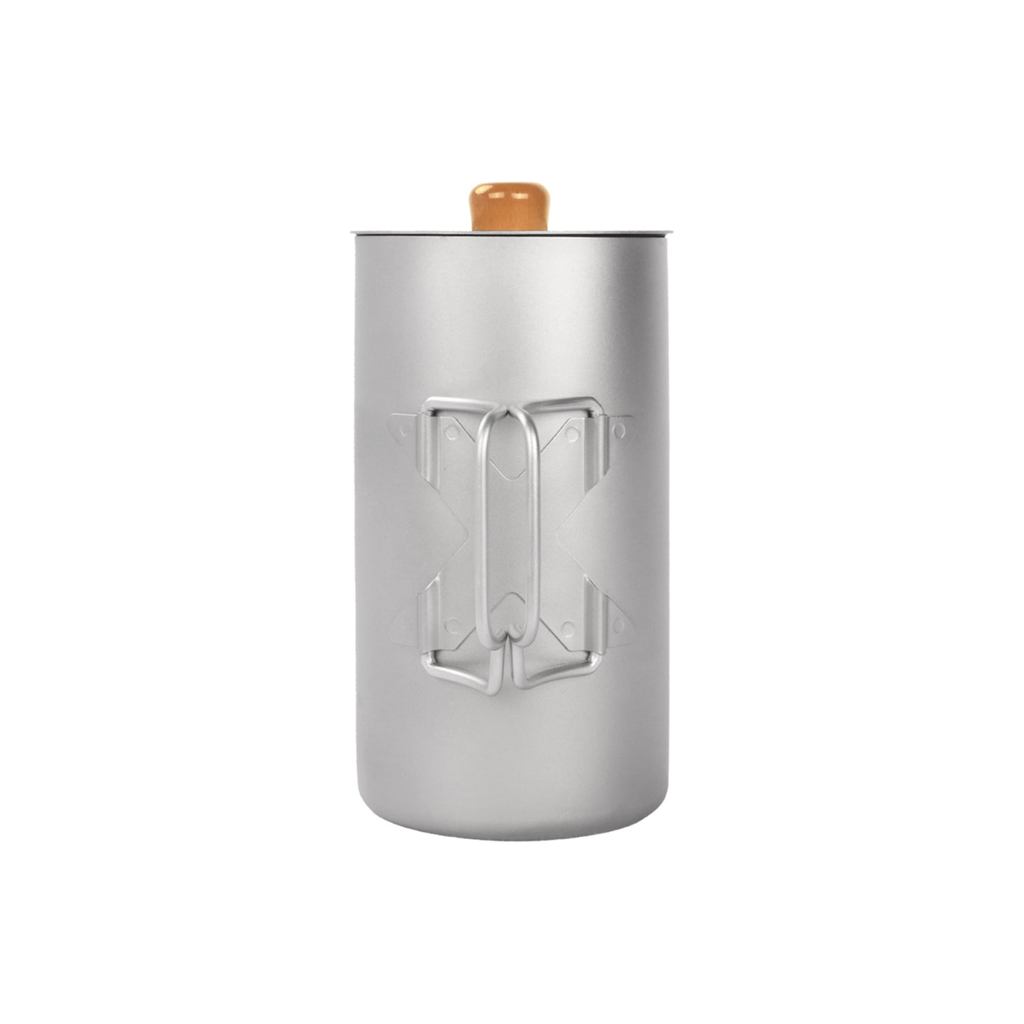 
                  
                    Ultralight Titanium Coffee French Press - SilverAnt Outdoors
                  
                