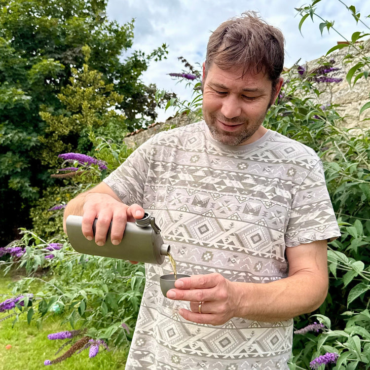 
                  
                    Titanium Hip Flask & Funnel - 280ml/9.47 fl oz & 450ml/15.22 fl oz - SilverAnt Outdoors
                  
                